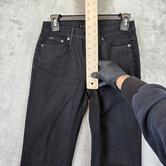 Joe's Jeans Womens 25 Black Bootcut Stretch Denim Dark Wash Keith CMKH52082 - Picture 3 of 13